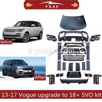 13-17 Mise à niveau Vogue vers 18+ kit de carrosserie SVO